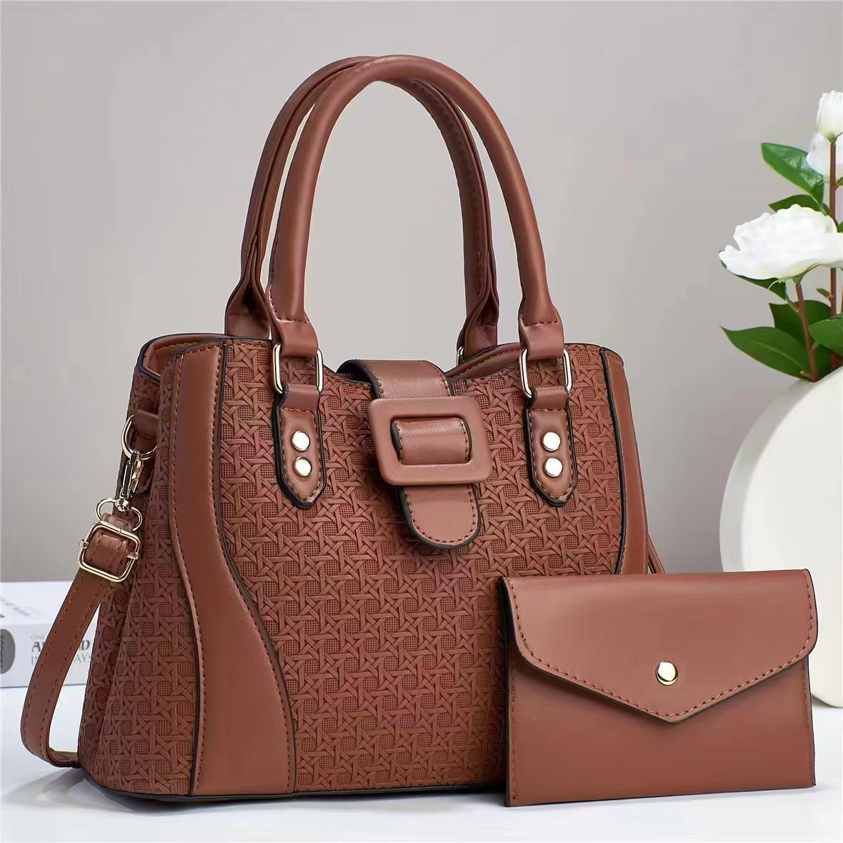 Calenvi Structured Elegance Handbag