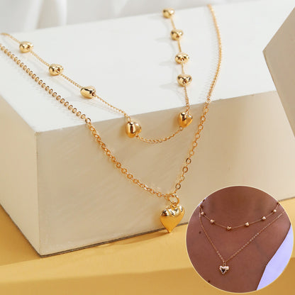 Calenvi Duo Heart Necklace