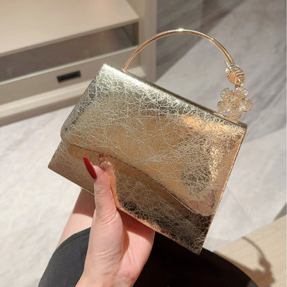 Calenvi Shiny Leather Evening Bag