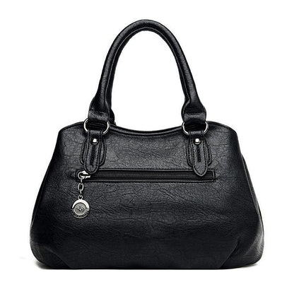 Calenvi Nomad Tote - Soft Leather Travel Bag with Tassel Detail