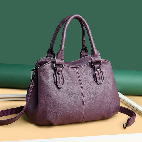 Calenvi Nomad Tote - Soft Leather Travel Bag with Tassel Detail