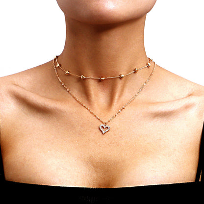 Calenvi Duo Heart Necklace
