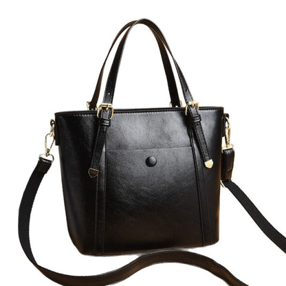 Calenvi Minimalist Soft PU Tote Shoulder Bag