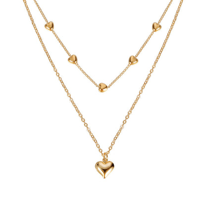 Calenvi Duo Heart Necklace