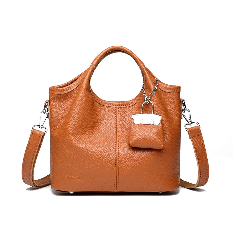Cowhide Tote Bag 10