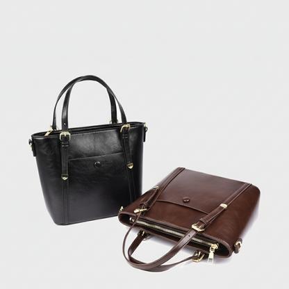 Calenvi Minimalist Soft PU Tote Shoulder Bag