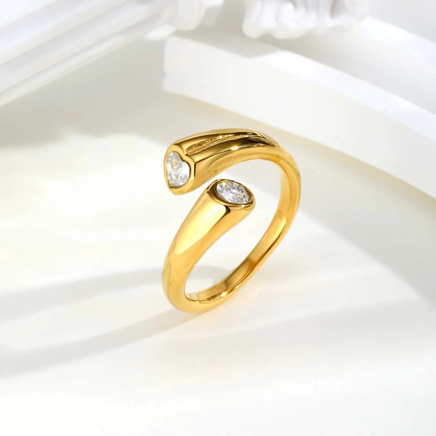 Heart-Shaped Zircon Ring 1