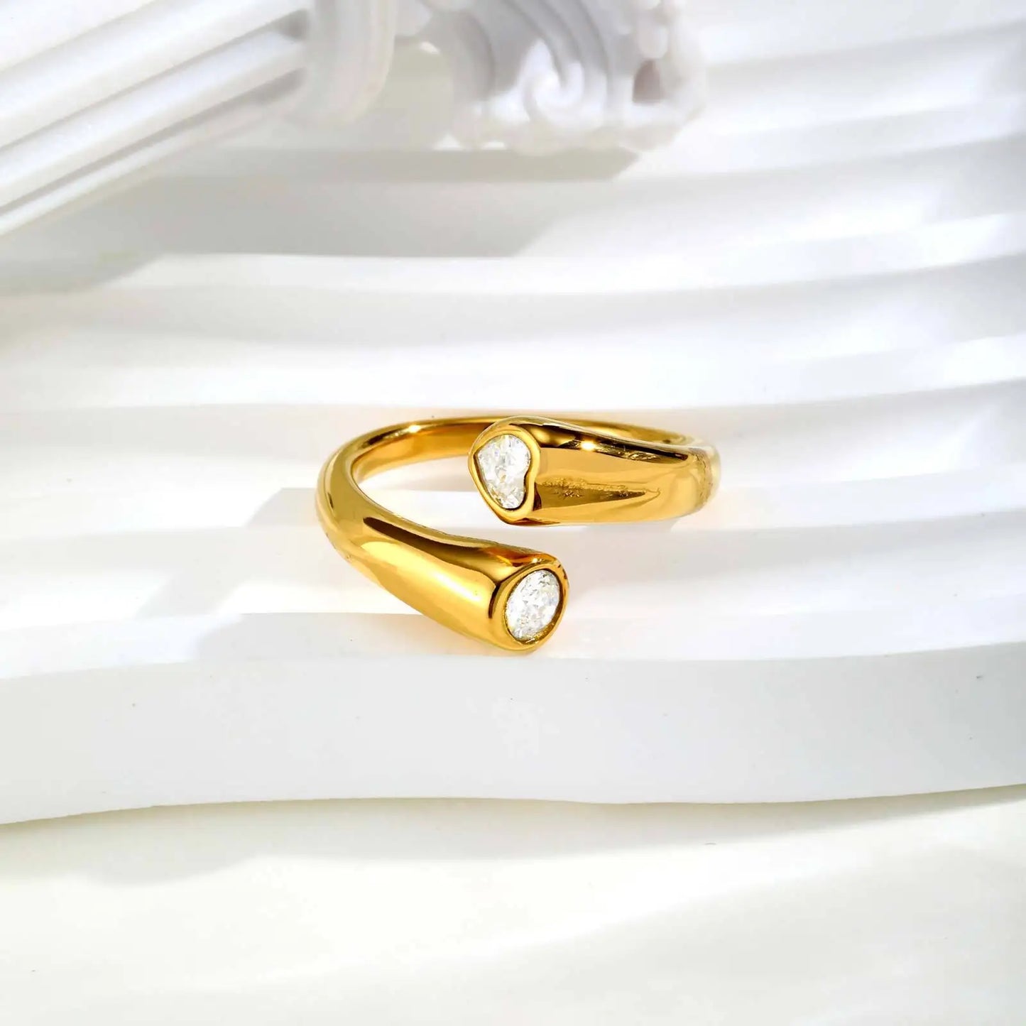 Heart-Shaped Zircon Ring 5