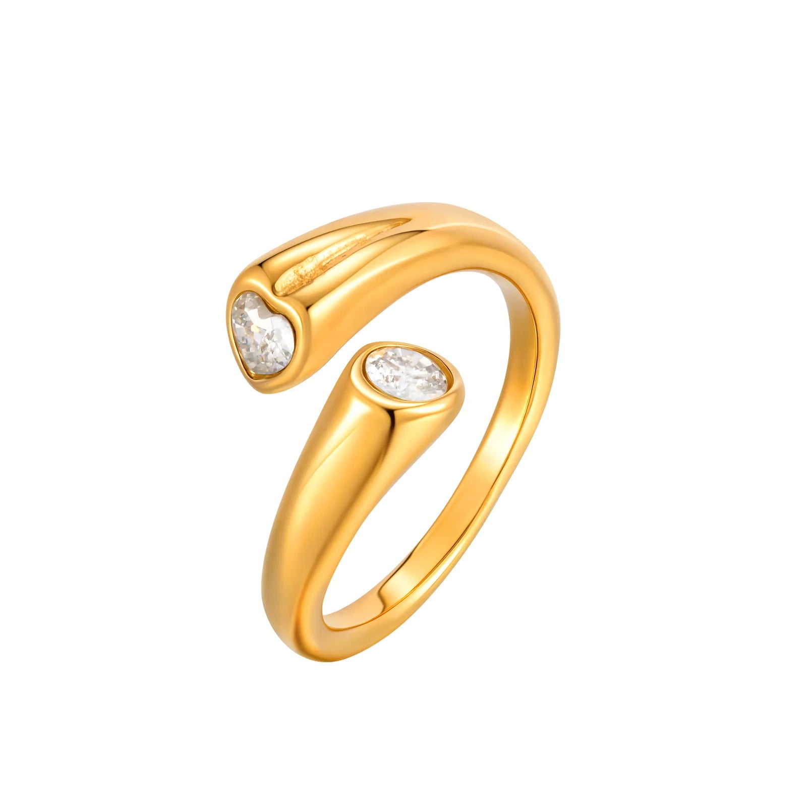 Heart-Shaped Zircon Ring 6