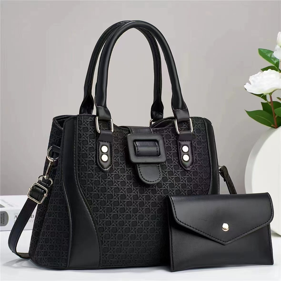 Calenvi Structured Elegance Handbag