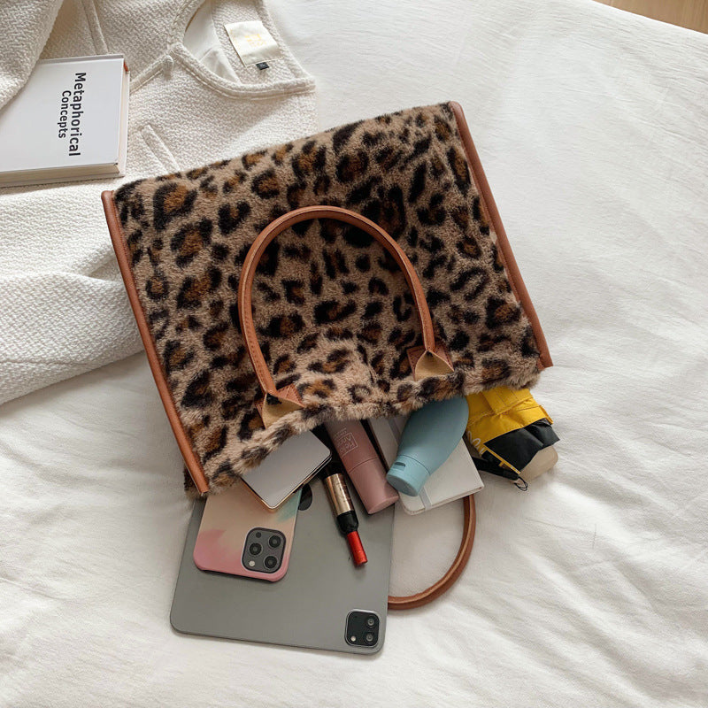 Calenvi Soft Plush Tote Bag