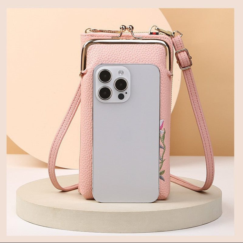 Calenvi Floral Crossbody Phone Bag