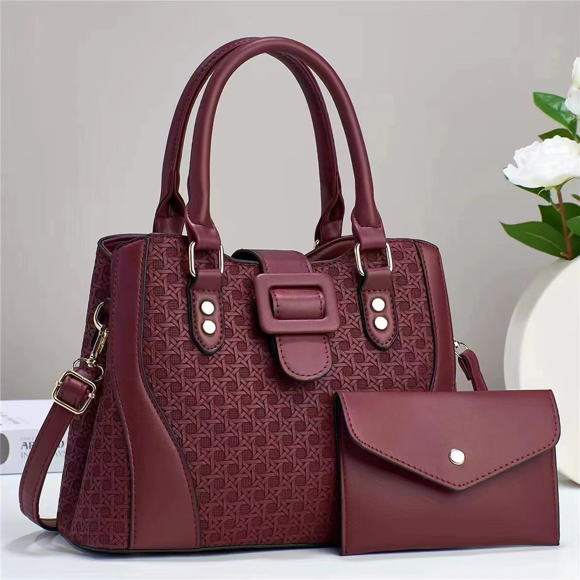 Calenvi Structured Elegance Handbag
