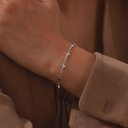 Polished Stainless Steel Chain Bracelet 2