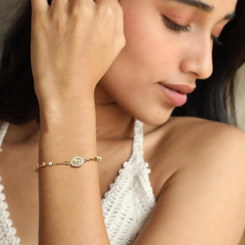 Rosary Bead Stainless Steel Bracelet 2