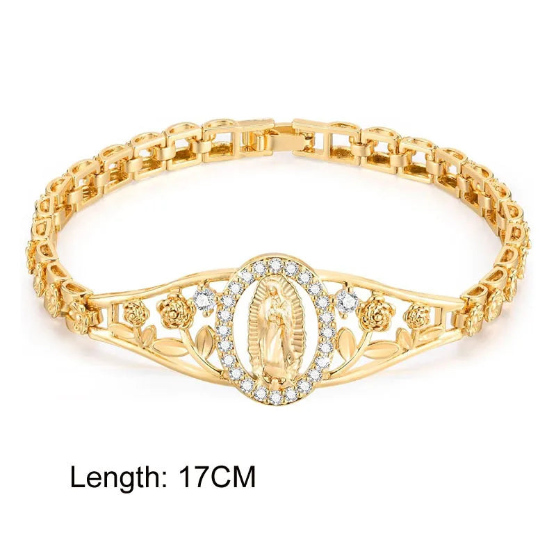 Rosary Bead Stainless Steel Bracelet 8