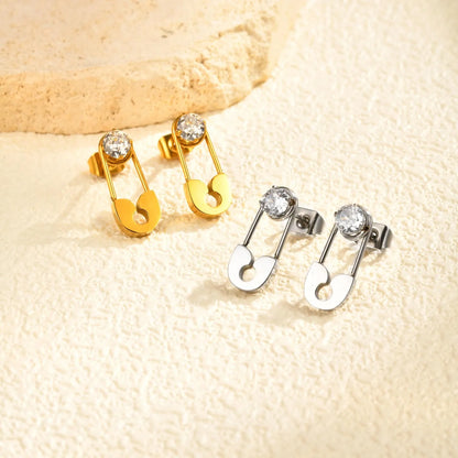 Safety Pin Earrings for Women 3