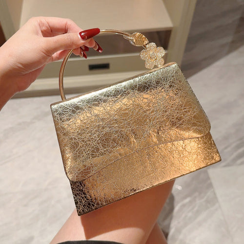 Calenvi Shiny Leather Evening Bag