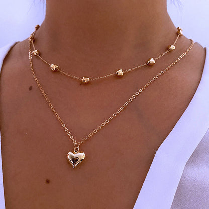Calenvi Duo Heart Necklace