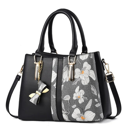 Calenvi Vintage-Inspired Floral Tote Bag