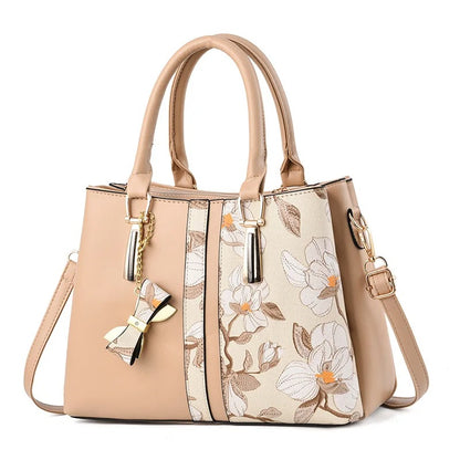 Calenvi Vintage-Inspired Floral Tote Bag