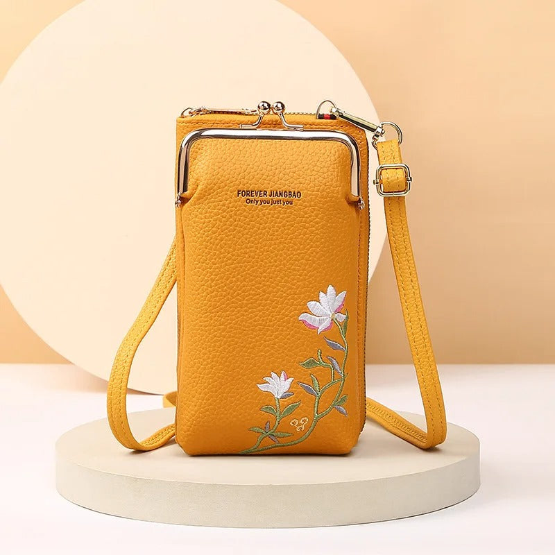 Calenvi Floral Crossbody Phone Bag