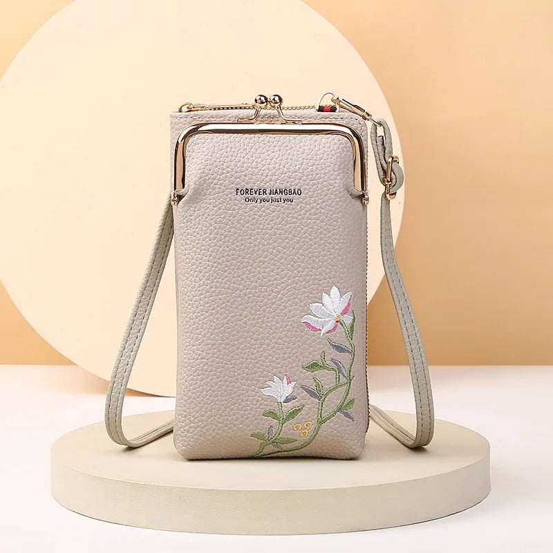 Calenvi Floral Crossbody Phone Bag