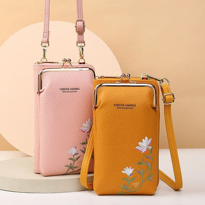 Calenvi Floral Crossbody Phone Bag
