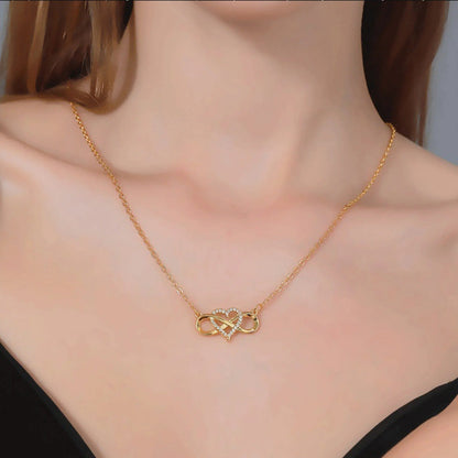Calenvi Infinity Heart Necklace