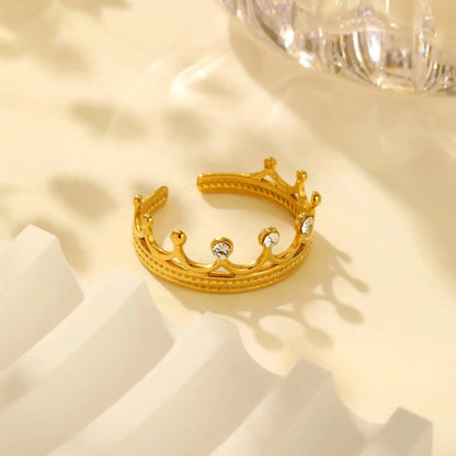 Calenvi Royal Crown Adjustable Rings
