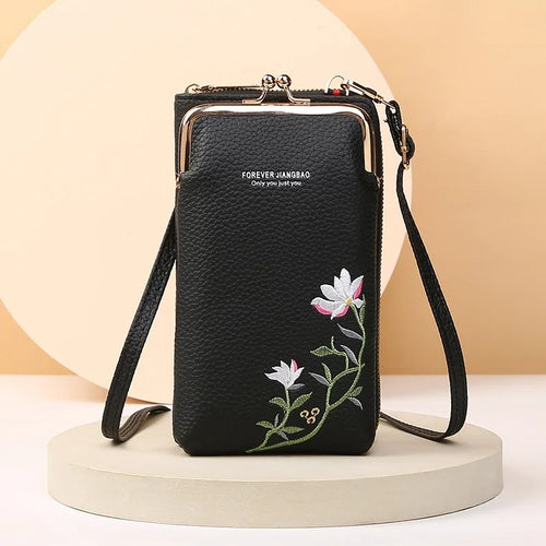 Calenvi Floral Crossbody Phone Bag