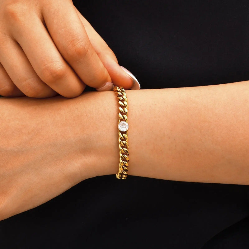 Calenvi Luxe Chain Sparkle Bracelet