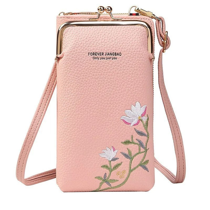 Calenvi Floral Crossbody Phone Bag