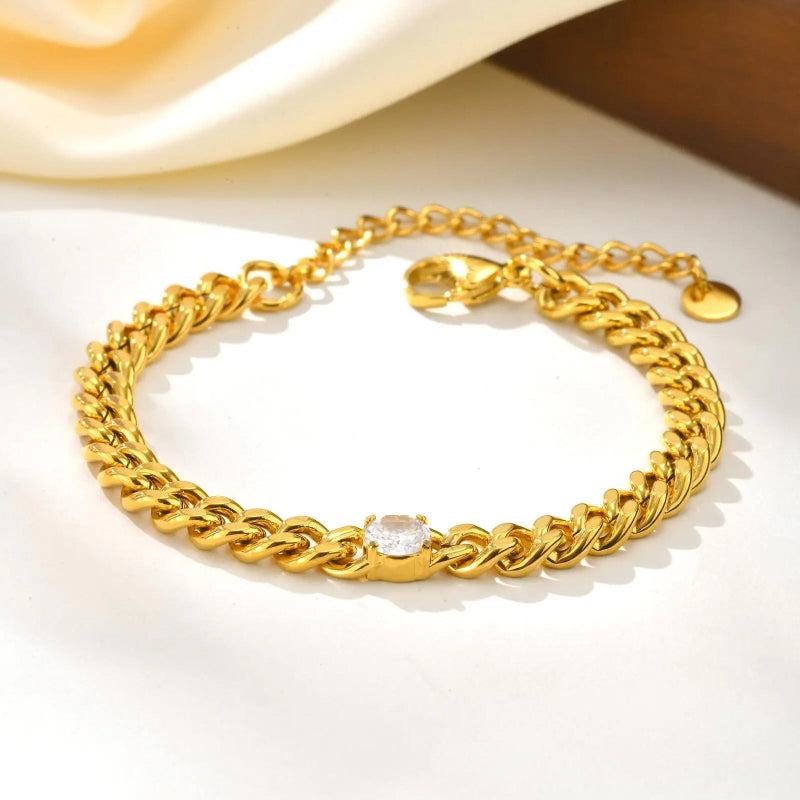 Calenvi Luxe Chain Sparkle Bracelet