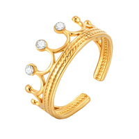 Royal Crown Crystal Ring