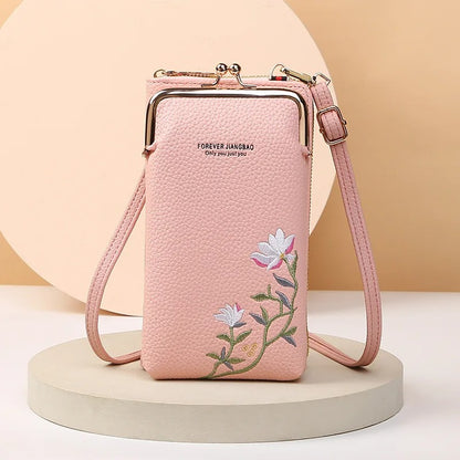 Calenvi Floral Crossbody Phone Bag