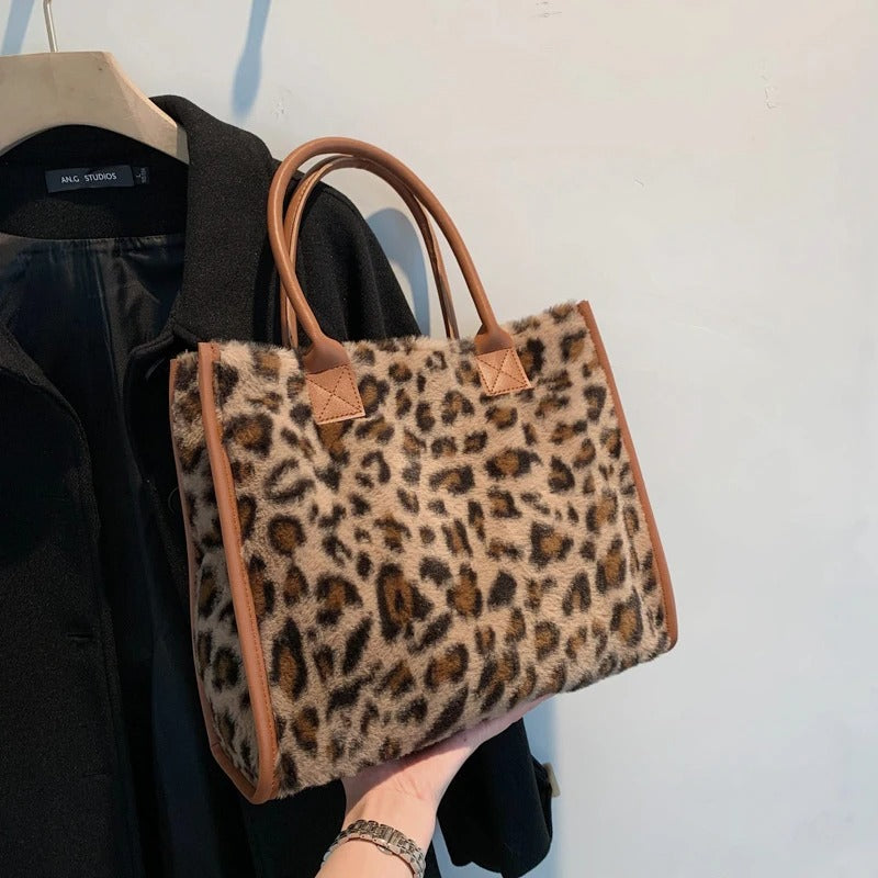 Calenvi Soft Plush Tote Bag
