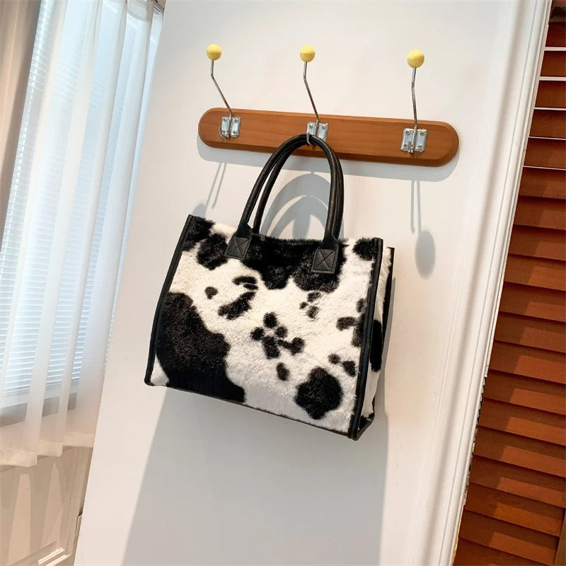 Calenvi Soft Plush Tote Bag