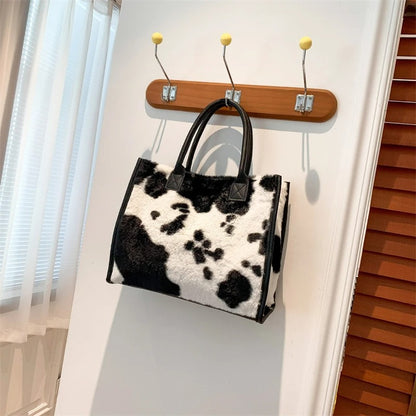 Calenvi Soft Plush Tote Bag